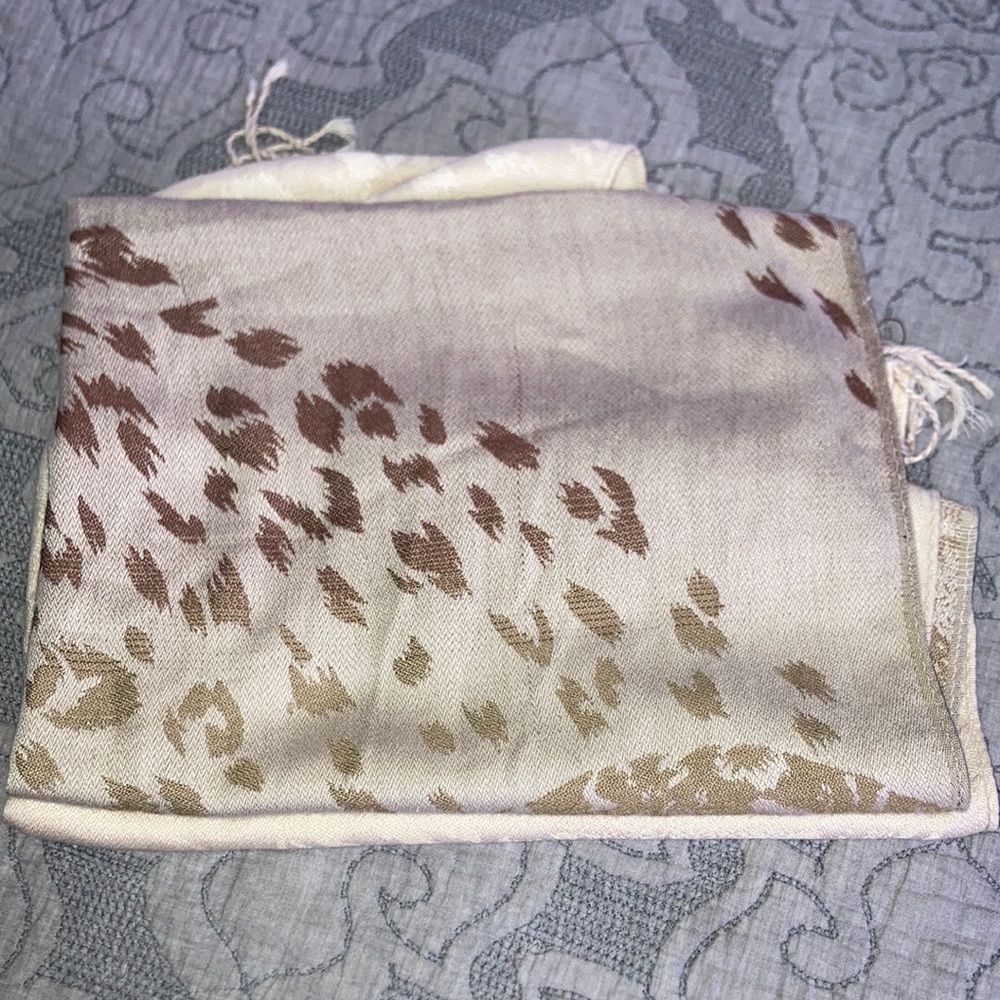 Animal print scarf